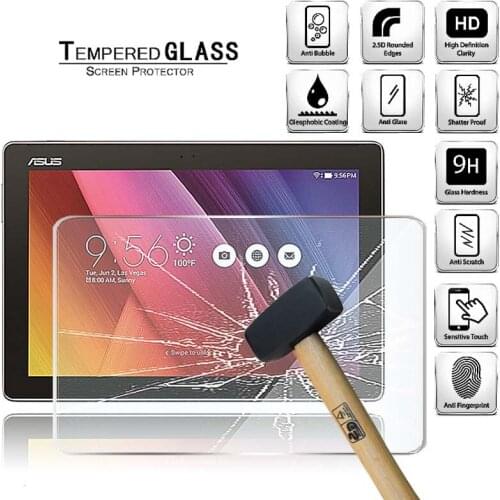 Tablet Tempered Glass Screen Protector Cover for Asus ZenPad 10 Z300M HD Tablet Anti-Fingerprint Tempered Film