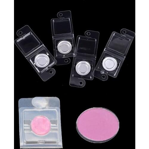 10pcs/lot Empty Plastic Eyeshadow Powder Case DIY Clear Lip Rouge Subpackage Small Sample Packing Case For Blush 10X26.5mm
