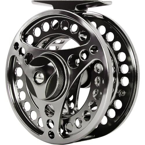 ANGLER DREAM EX-ALC Fly Fishing Reel CNC- Machined Aluminum Alloy Body One Way Bearing and Spare Spool (3/4 5/6 7/8 9/10WT)
