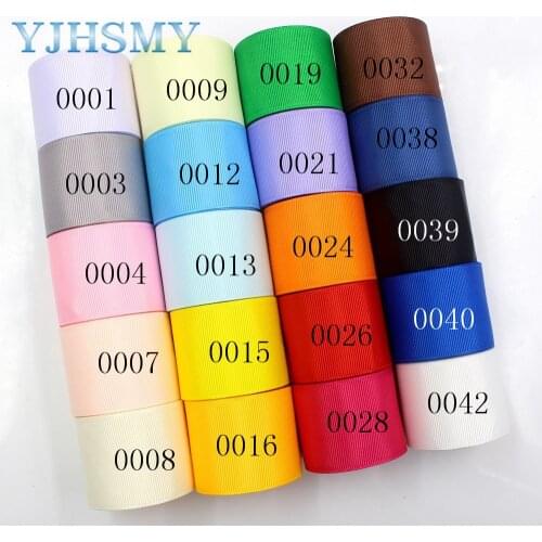 Solid Color Printed Grosgrain Ribbons J-181015-1 38MM 5Yards,DIY Handmade Hairbows Garment Accessories Wedding Party Decoration