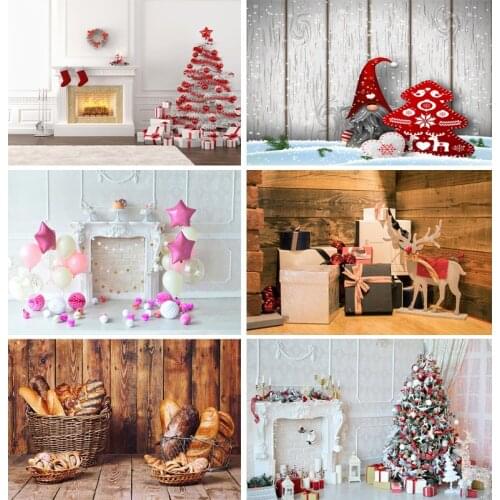 ZHISUXI Vinyl Custom Christmas Theme Photography Background Children Portrait Backdrops For Photo Studio Props 210519-SD01