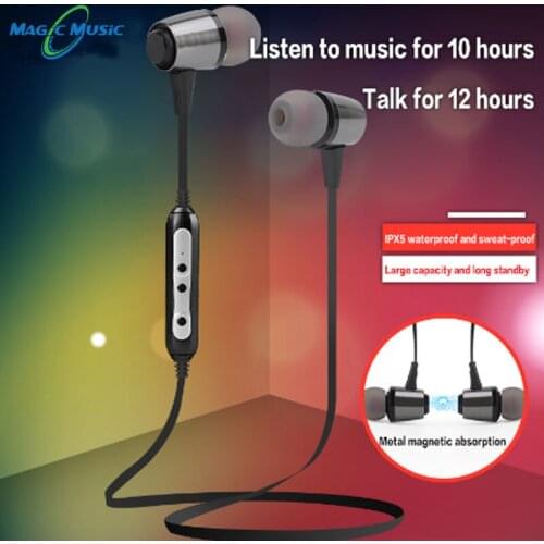 Magic Music sport bluetooth headphone neckband wireless earbuds waterproof stereo headset Auriculare CSR Bluetooth For All Phone