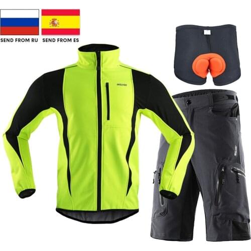 Winter Thermal Fleece Jacket Outdoor Sports Running Hiking Fishing Coat Softshell Windbreaker Cycling Shorts Cycling Underwear