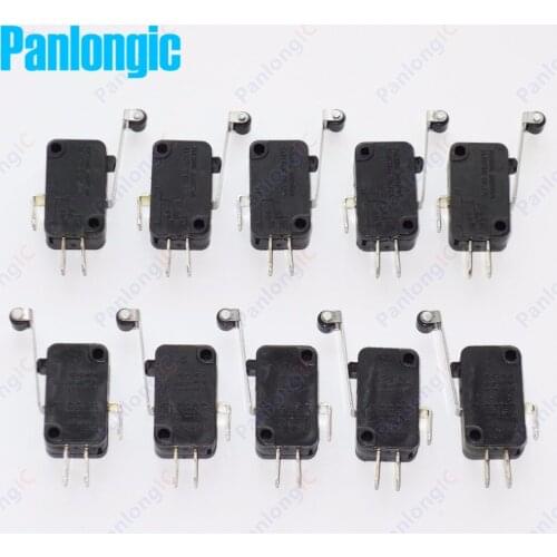 10PCS/Lot Micro Limit Switch KW7-2 Roller Arm Subminiature SPDT Snap Action LOT Free Shipping