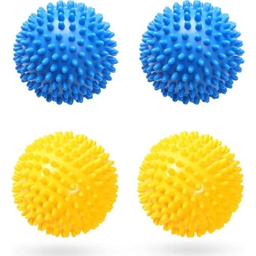 2pcs Laundry Ball PVC Dryer Balls Reusable Clean Tools Laundry Drying Fabric Softener Ball Dry Washing Accessories Cleaning Ball