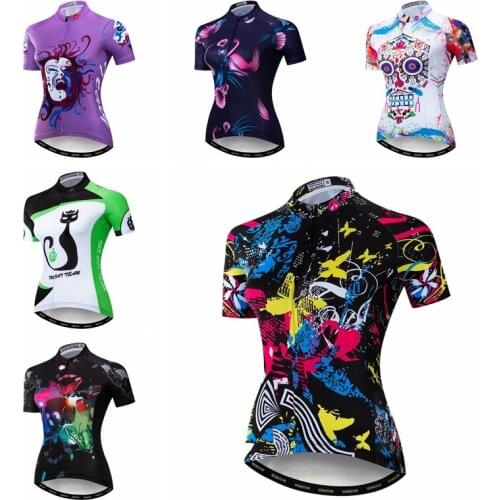 2019 Cycling jersey Women MTB jersey Bike Tops Maillot Ropa Ciclismo Pro Team racing Road Mountain sport Bicycle shirt