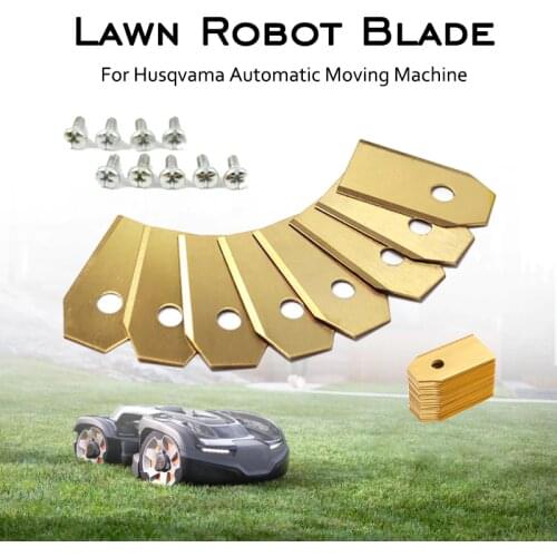 35*18*0.75mm Lawn Robot Blade Gold Silver Lawn Mover Replacement Blade For Gardena Husqvarna Automower yardforce Garden Tools