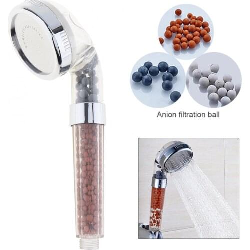 Big Size Anion Filter SPA Shower Head with Water Saving Pressurized Boost Rainfall Shower Head for Bathroom