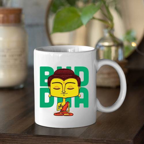 Buddha (Buddha) Art Art Printed Big size Decorative Tea Coffee Cup Mug Cup