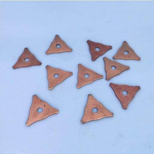 For Car Shapes Sheet Metal Shaping Repair Machine Welding Spot Welder Meson Machine Triangle Pad Copperplate Gasket Mats 100pcs