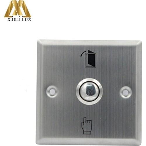 Metal Exit Button High Quality NO/COM For Door Lock Stainless Steel Exit Switch Exit Push Button