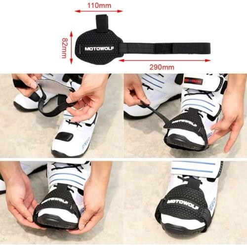 MOTOWOLF Motorcycle Hanging Cover Shoe Protector Shoes Cover Replacement Pad Protection For BMW R1200GS ADV R9T S1000RR F800GS