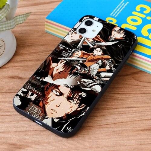 For iPhone Levi Ackerman Soft TPU border Apple iPhone Case
