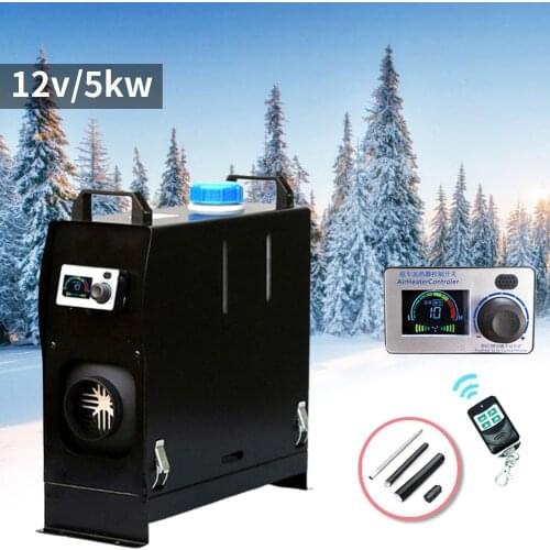 Air Diesel Heater 12V 5KW Remote Control Vehicle Heater Set For Car Truck Boat Warehouses Factories Offices Fast Heating