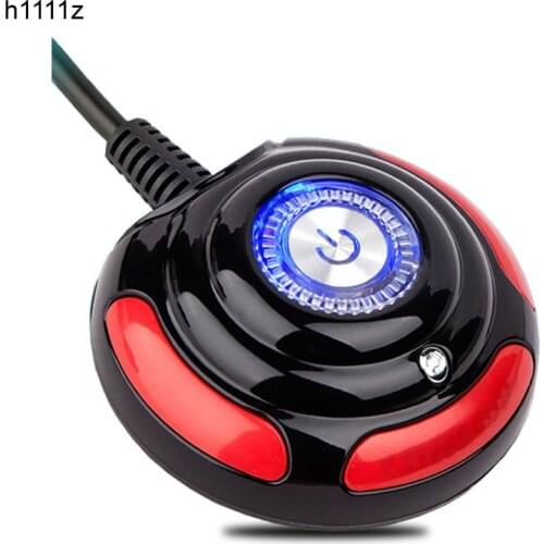 Computer Switch Power Supply on/off Reset HDD Push Round big Button Switch with 160cm Cable Bracket For Desktop PC Computer Host