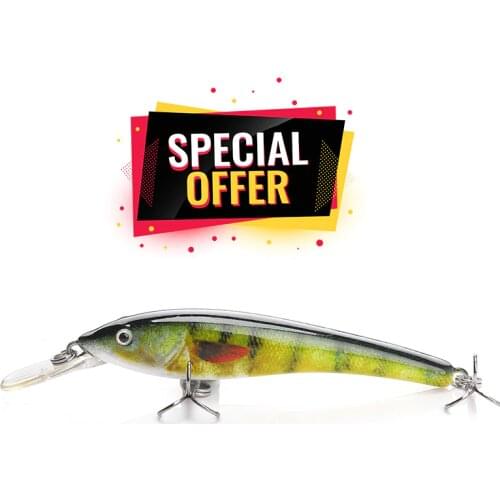VTAVTA Special Offer 6cm 3.2g Minnow Fishing Lure For Pike Floating Wobblers (Limited)