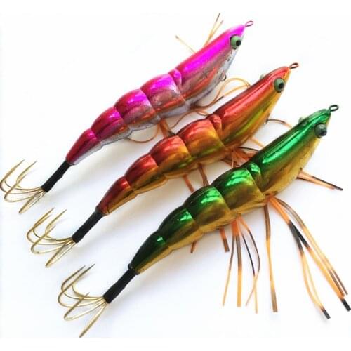 9Pcs Big Fishing Lure Artificial Jig Hard Bait Wobblers Crankbait Cuttlefish Shrimp Fishing Tackle
