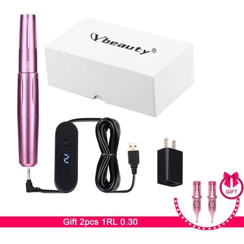 Tuffking Professional Tattoo Machine Rotary Pen For Permanent Makeup Machine Eyebrow Eyeliner Lip Machine Kit With Tattoo Needle