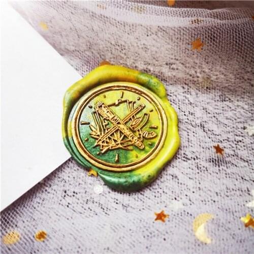 Pen Feather writing pen stamp head of Retro Wood Stamp Sealing Wax Seal Stamp Wedding Decorative sealing Stamp wax seals