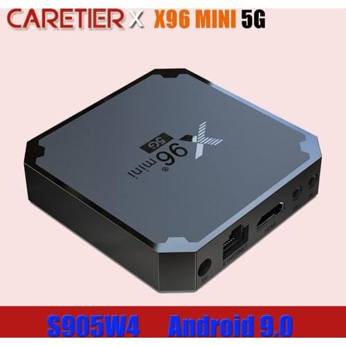 20PCS X96 MINI 5G Amlogic S905W4 Android 9.0 TV Box Quad Core 2.4G 5G Wifi 4K Set Top Box VS X96Q X96 MAX PLUS