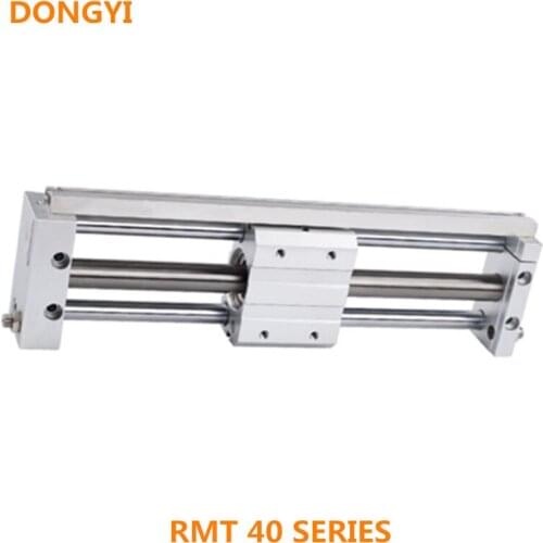 RMT Series RMT40 Air Cylinder Rodless Magnetic Cylinder With Guide Pneumatic Cylinder Double Acting 50mm-500mm Stroke
