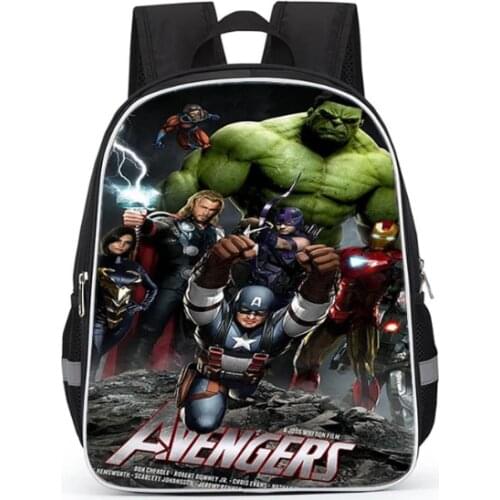 11/16inch The Avengers Backpack Super Iron Man School Bags For Teenagers Children Girls Boys Birthday Gifts School Bookbags
