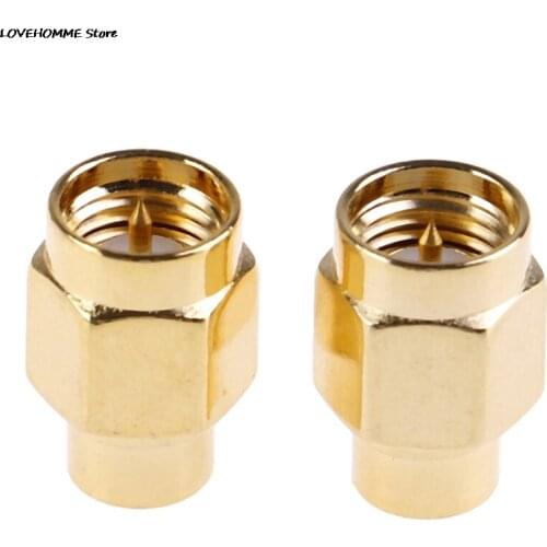 2pcs 2W 6GHz 50 Ohm SMA Male RF Coaxial Termination Dummy Load Gold Plated Cap Connectors Accessories