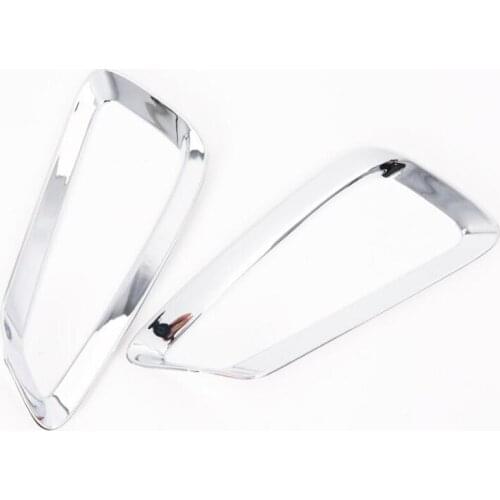 For Ford Focus Sedan/Hatchback 2019 2PCS High Quality ABS Chrome Car Rear Headlight Fog Lamp Cover Trim Car Styling Accessories