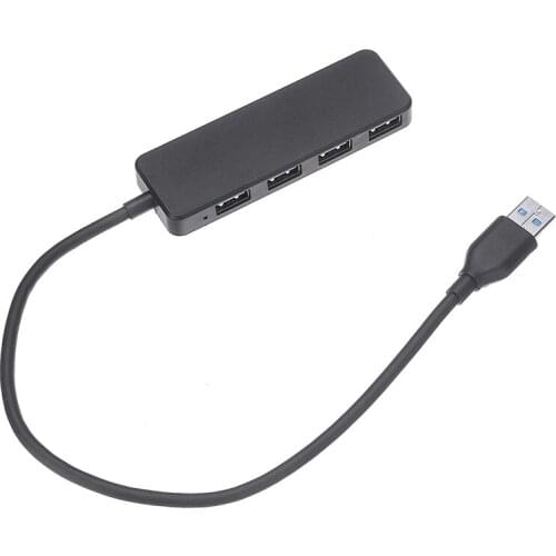 4 Port USB 3.0 Ultra Slim Data Hub For Windows 10 / 8 / 7 / Vista Macbook Mac Splitter Adapter USB Extended Transmission