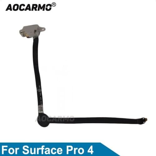 Aocarmo For Surface Pro4 Pro 4 1724 Headphone Jack Audio Flex Cable Replacement Parts