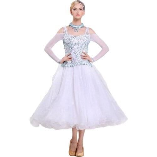 B-16251 Ballroom Dance Dress Performance Clothing Hight-end Big Swing Dresses Women Latin Ballroom Waltz Competition Costumes