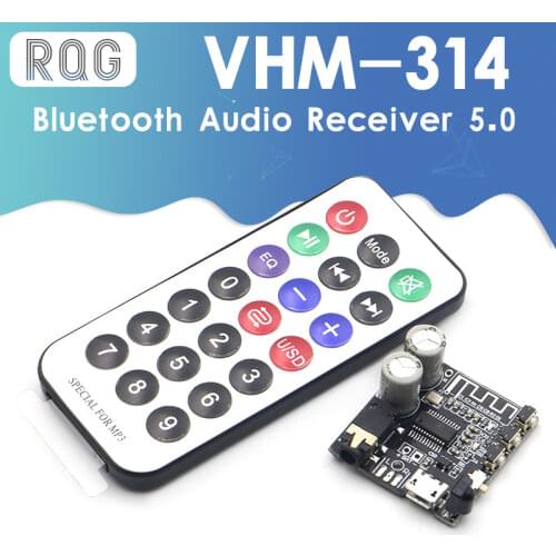 VHM-314 V3.0 Bluetooth Audio Receiver board Bluetooth 5.0 mp3 lossless decoder board with EQ mode and IR control