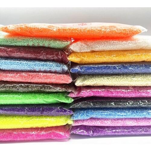 450g/bag 2mm 3mm 4mm Effect of Dyeing Heart Charm Czech Glass Seed Beads DIY Bracelet Beads for Jewelry Making Accessories