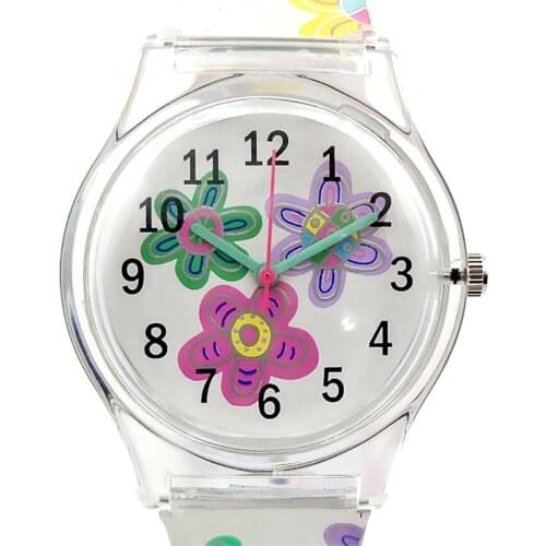 WILLIS Women Watches Flora Dial Watches Girls Flower Belt For Waterproof Watch Sport Hour Strap Silicone Women Wrist Watches