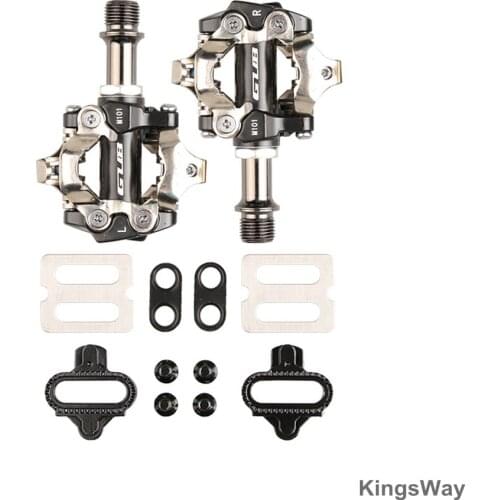 Cycling MTB Bike Bicycle Clipless Light Pedals 9/16" CR-MO Spindle Sealed Cleats Compatible For SHIMANO SPD