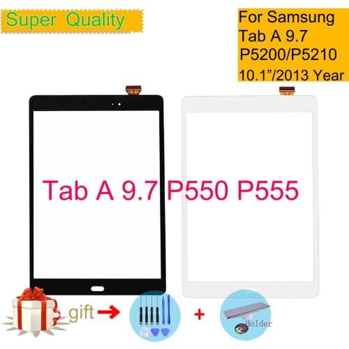 For Samsung Galaxy Tab A 9.7 P550 P555 Touch Screen Digitizer Panel Sensor Tablet SM-P550 SM-P555 Front Outer Glass Replacement