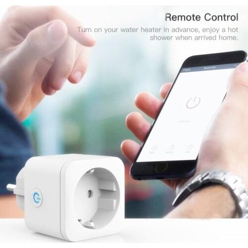 Electrical Smart Plug WiFi Socket EU 16A Power Monitor Timing Function Wireless Control Works With Alexa Google Need Tuya ZigBee