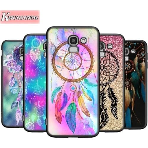 Dream Catcher Mandala For Samsung Galaxy J8 J7 J6 J5 J4 J3 J2 Core Duo Prime Plus Star 2016 2017 2018 Soft Phone Case