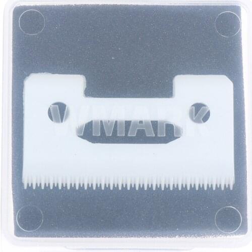Low noise Magic 2-Hole Stagger-Tooth Ceramic Movable Blade Cordless Clipper Replaceable Blade For Wahl Shear Clipper With Box