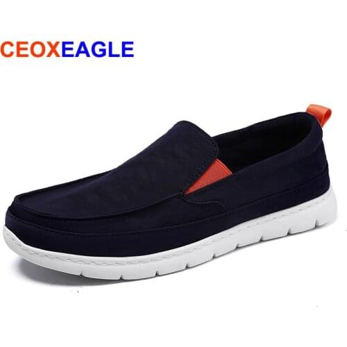 2019 New Spring Summer Men Loafers Men Driving Shoes Casual Shoes Light Canvas Youth Shoes Men Breathable Fashion Flats Footwear