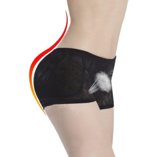 Padded Push Up Panties Butt Lifter Briefs Enhancer Pant Seamless Hip Lift Tummy Control Low Waist Breathable Panties Women