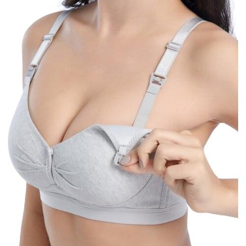 New Breast Feeding Maternity Nursing Bra Mothers Clothing for Pregnant Women Breastfeeding Bra Soutien Gorge Allaitement Drop