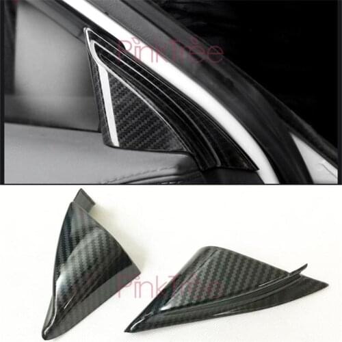 Front Window Side Triangle Corner Cover Trim A Pillar Car Decoration Accessories For Mazda CX-5 CX5 2017 2018 2019