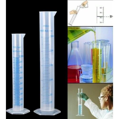 100/250ml Plastic Test Jar Tube For Beer Wine Making Hydrometer Homebrew