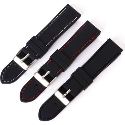 Women Men Army Military Silicone Resin Strap Sports Canvas Wrist Watch Strap Band 18mm 20mm 22mm 24mm