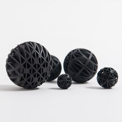 With cotton bio-ball filter ball aquarium biochemical ring culture bacteria ball filter material nitrifying bacteria