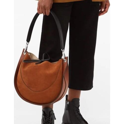 Messenger bag Women Bucket Shoulder Bag large capacity vintage Matte PU Leather lady handbag Luxury Designer bolsos mujer Black