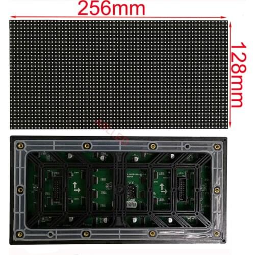 Outdoor Full-Color Rental Stage Background LED Screen P4 Module 256X128mm High Brightness Video Wall Unit Board P5 P6 P8 P10