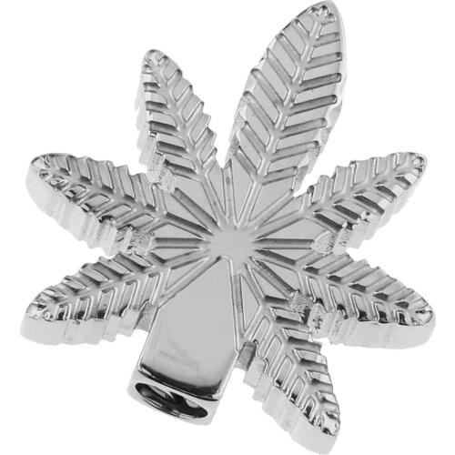 Unique Leaf Shaped Pendant Pet Memorial Keepsake Urn Pendant For Ash Hair