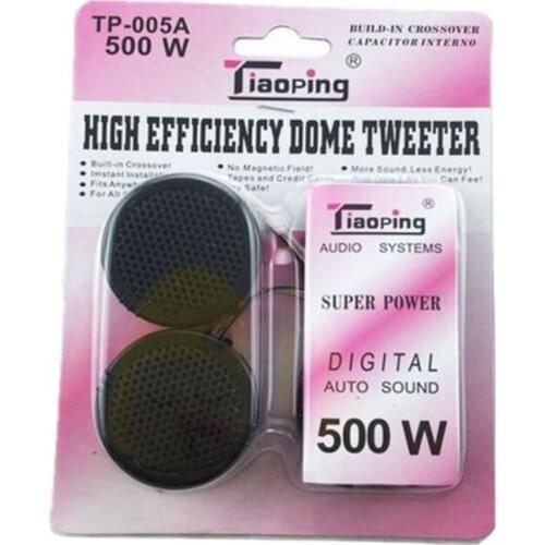 Universal Car Audio Speakers High Efficiency Mini Dome Tweeter Loudspeaker 2x 500W Loud Speaker Super Power Audio Sound for Car